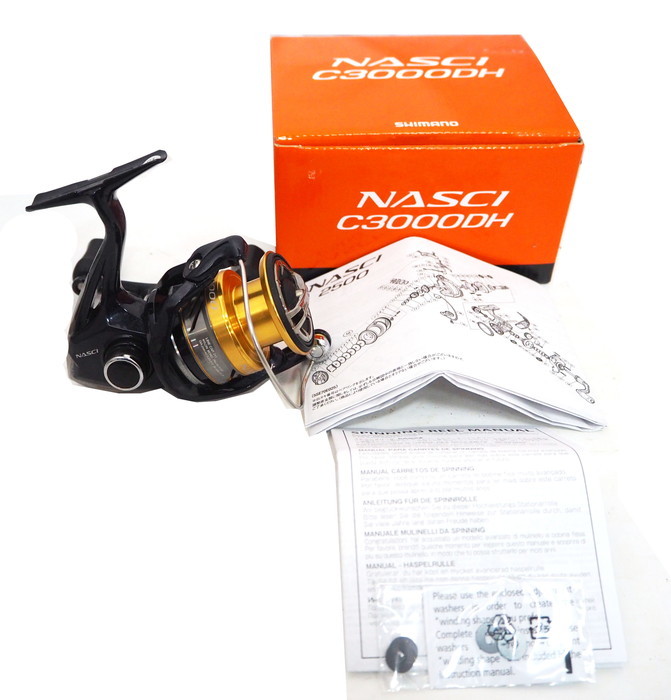 SHIMANO NASCI C3000DH スピニングリール SHIMANO NASCI C3000DH-B