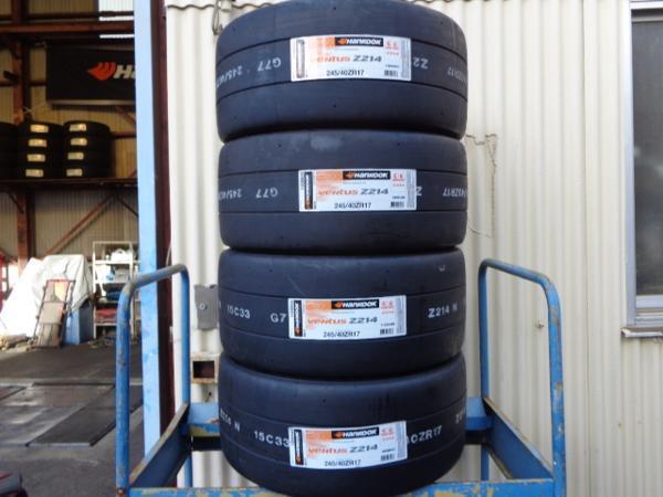 送料無料，本物保証 2018年製造品 HANKOOK ventus Z214 245/40ZR17 M 4本(Sタイヤ)｜売買されたオークション情報、yahooの商品情報をアーカイブ公開 - オークファン Sタイヤ