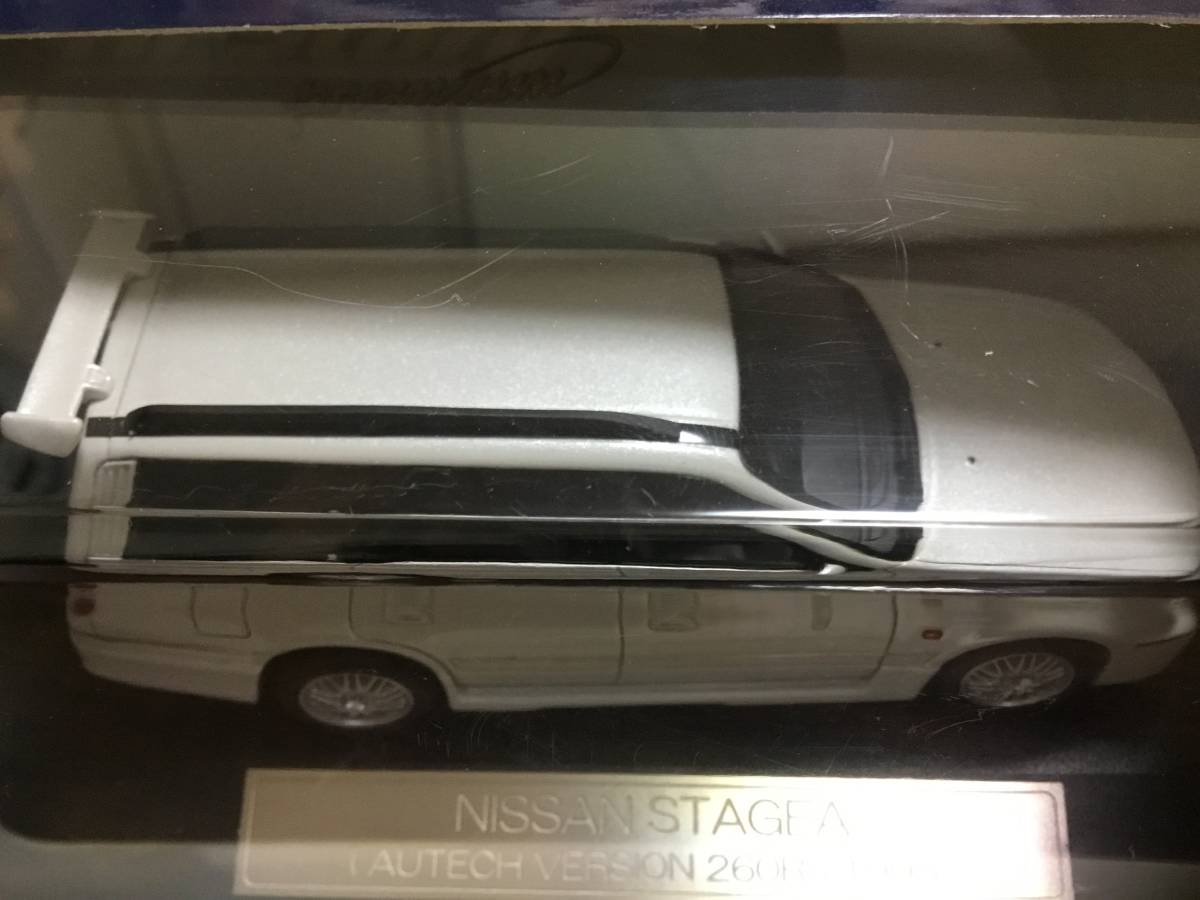 ステージア 260RS オーテック バージョン シルキースノーパール 1/43 WGNC34_2