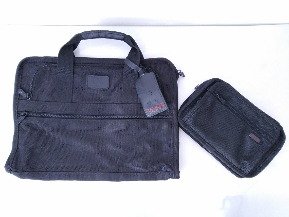 正規品，得価 TUMI トゥミ ビジネスバッグ 207D3 セカンドバッグ 2692D3 2点セット 黒 スリム(ブリーフケース、書類かばん)｜売買されたオークション情報、yahooの商品情報をアーカイブ公開 - オークファン かばん、バッグ
