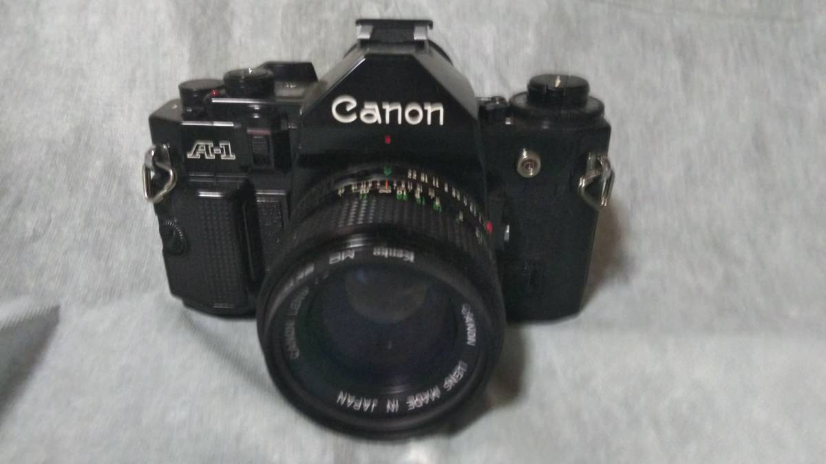 A-1 キャノン フィルムカメラ - Canon メルカリ ジャンク ジャンクの