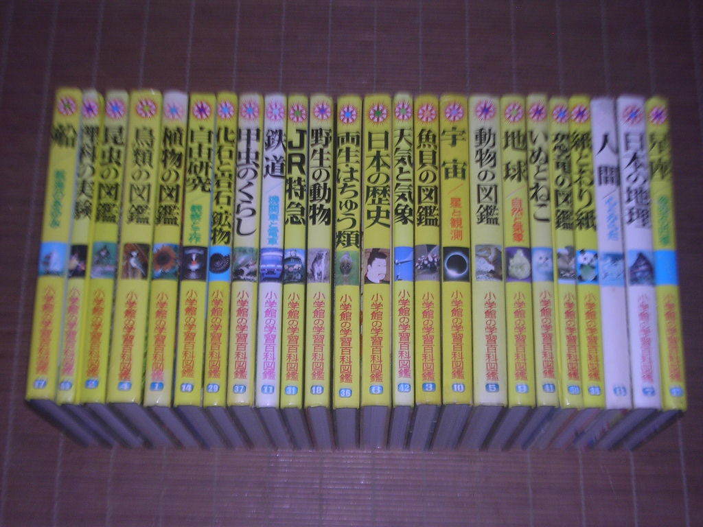 小学館の学習百科図鑑 24冊 函無 恐竜 Jr特急 化石と岩石 鉱物 鉄道 甲虫 他 図鑑 売買されたオークション情報 Yahooの商品情報をアーカイブ公開 オークファン Aucfan Com