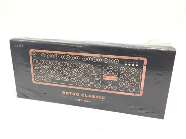 AZIO MK-RETRO-BT-L-03-JP タイプライター型 キーボード Retro Classic Artisan USB接続 日本語配列 未使用 T3462639