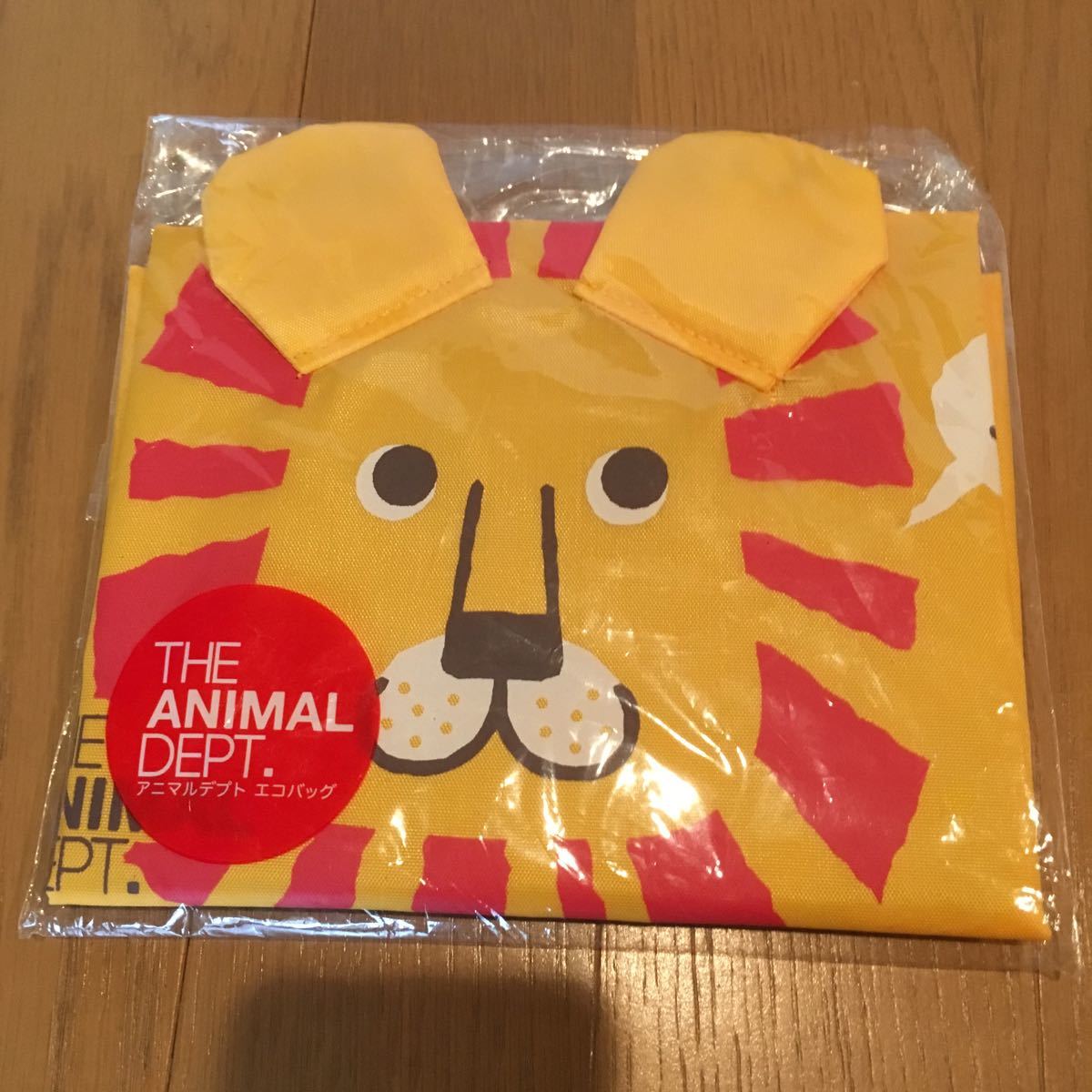 新品 ライオン エコバッグ アニマル 動物 手提げバッグ トートバッグ  