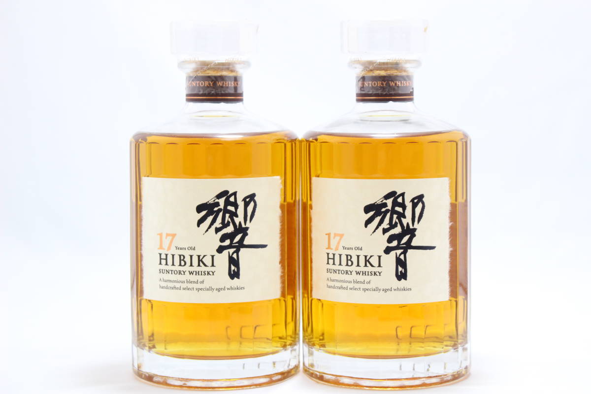 SUNTORY サントリー 響 17年 WHISKY ウイスキー 700ml 43％ 2本