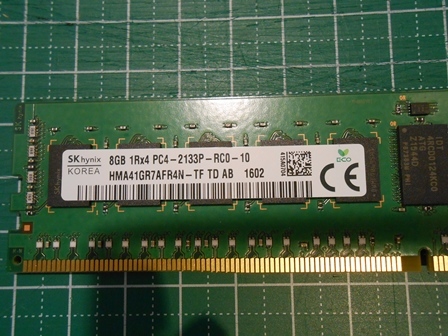 HPE純正 DDR4 8GB Registered ECC SK_hynix PC4-2133P #6