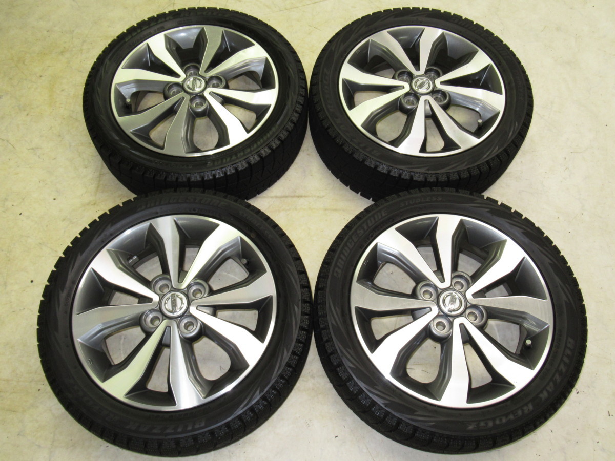 程度良品！日産B21Wデイズ純正 4.5J-15 off+45 pcd100/4H ブリヂストン 