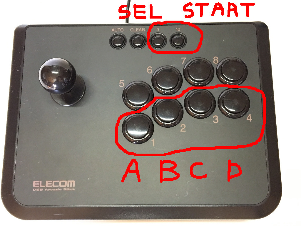 ◇ NEOGEO mini対応 アーケードコントローラー PC＆スマホ対応 ネオジオミニ パッド pad その３◇_3