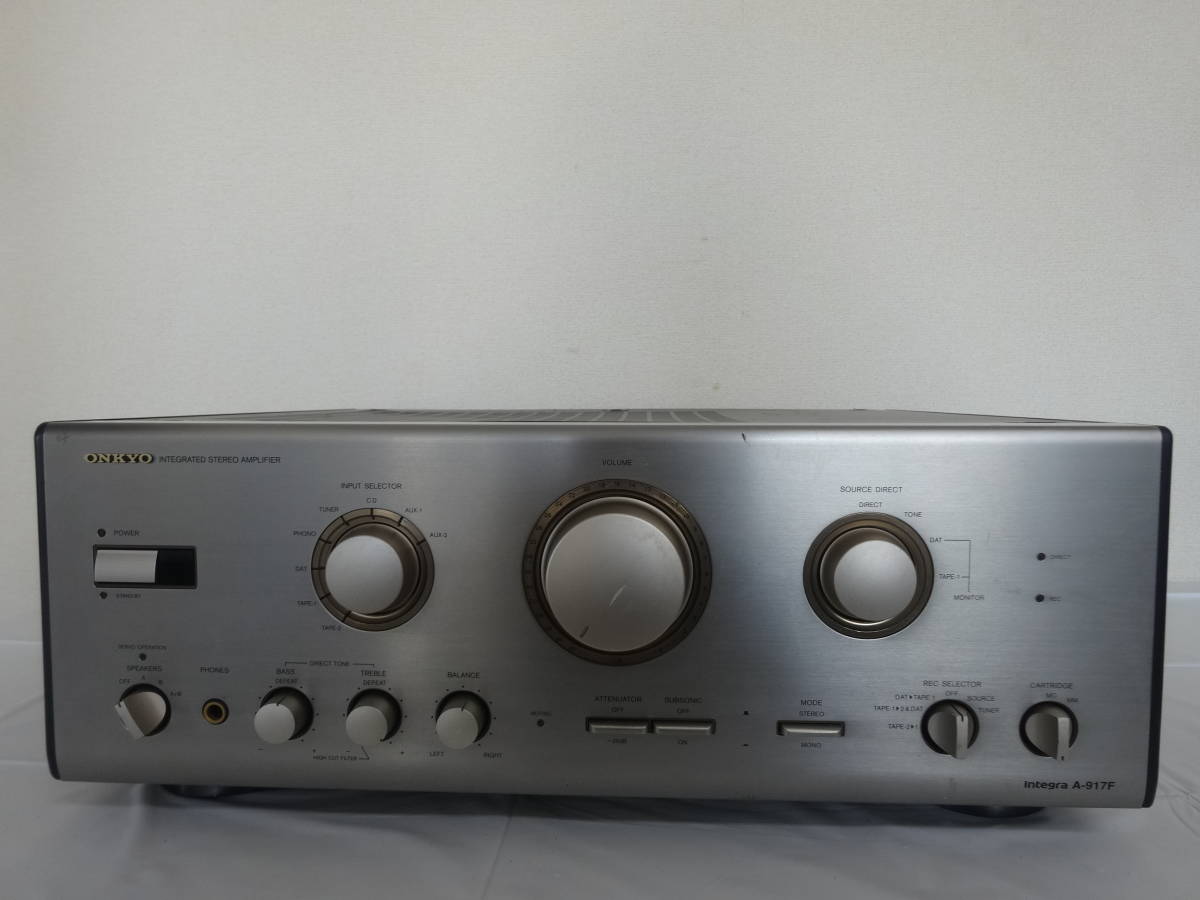 オーディオ機器 整備済 程度良 ONKYO オンキョー アンプ A-913