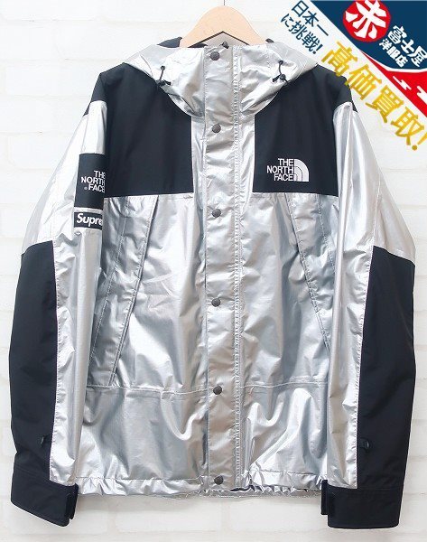 高品質，送料無料 1J8990/ Supreme&times;TheNorthFace 18ss Metallic Mountain Parka シュプリーム ノースフェイス メタリックマウンテンパーカー(ジャンパー、ブルゾン)｜売買されたオークション情報、yahooの商品情報をアーカ 男性用