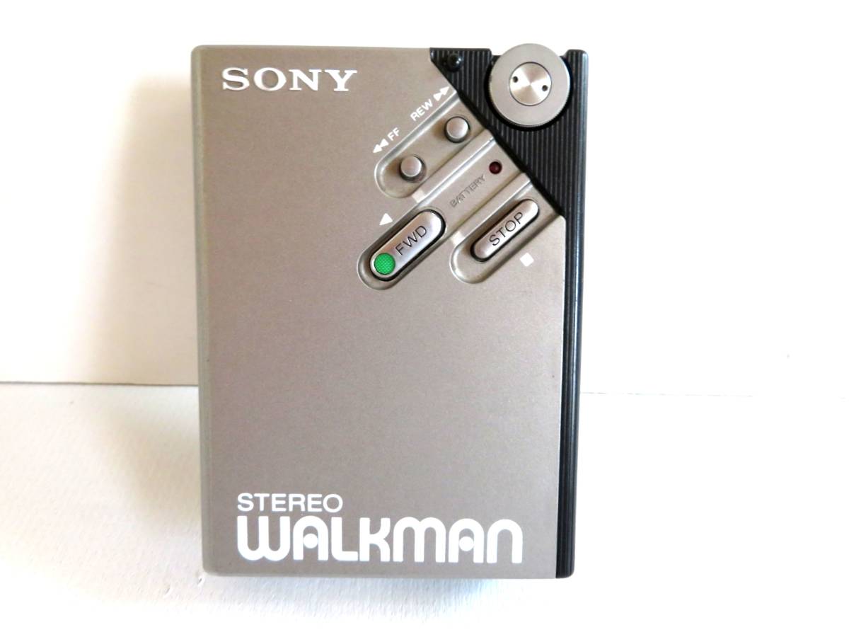 CG119★1000円★SONY WALKMAN WM-2 ソニー ウオークマン ステレオ カセットプレイヤー シルバー