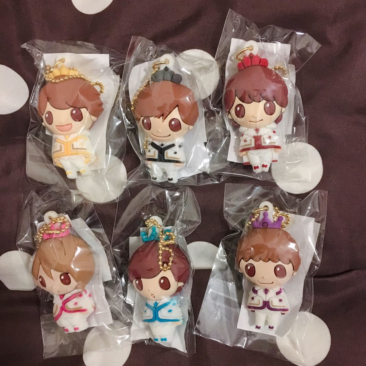 King&Prince SWEET GARDEN グッズ PVC キーホルダー 6個セット 平野紫 