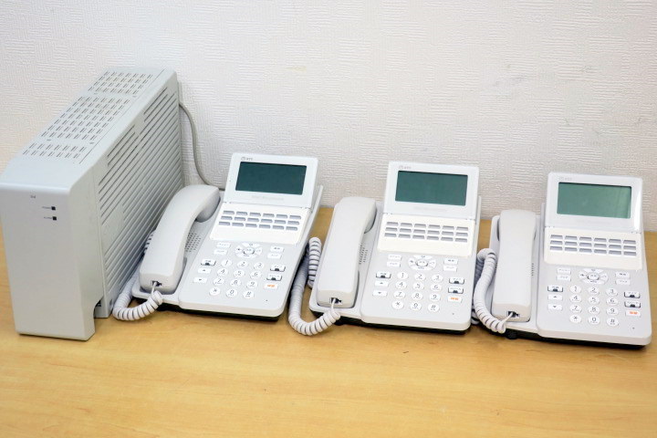 NTT スマートネットコミュニティαA1 ビジネスフォン主装置・電話機3台