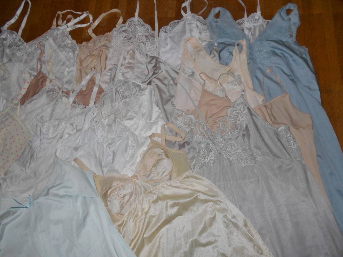 ☆sexyスリップ＆ブラスリップ いろいろ大量16枚セット♪メーカー＆サイズいろいろ セクシー ランジェリー スリップの通販 通販・人気ランキング - 価格.com