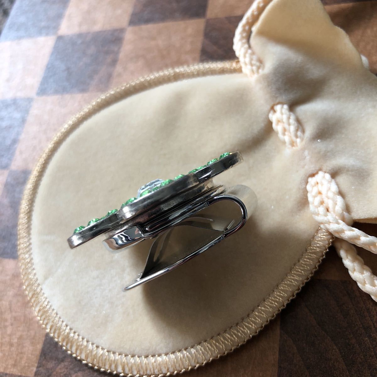 ゴルフマーカー ハットクリップ スワロフスキー 在庫処分_2