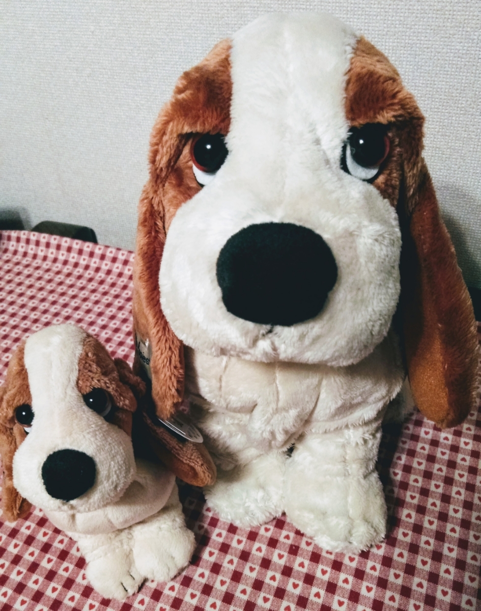 ハッシュパピー バセットハウンド 犬 ぬいぐるみ 2体セット タグあり イヌ一般 売買されたオークション情報 Yahooの商品情報をアーカイブ公開 オークファン Aucfan Com