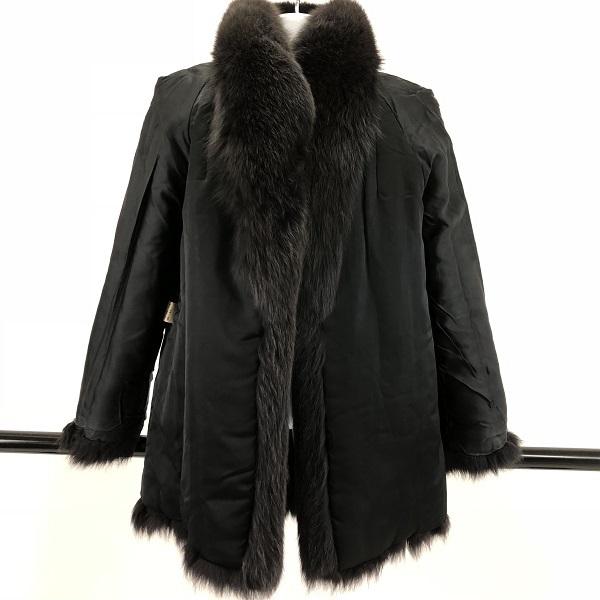 木下物産 Malvoisie 高級 毛皮 FOX FUR フォックス ファー コート 11 
