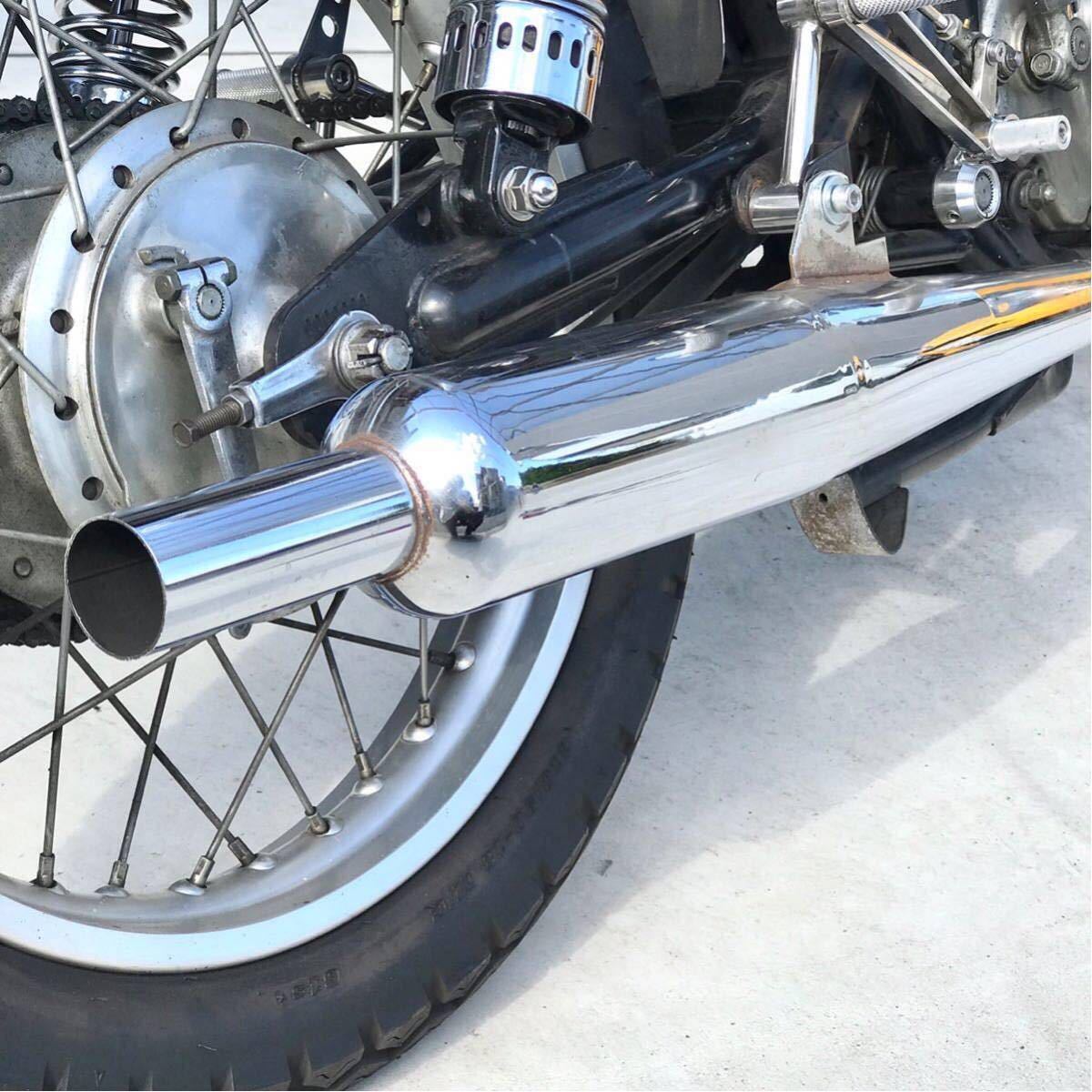 レア SR400 ブルックランズ BSA タイプ フルエキゾースト マフラー 