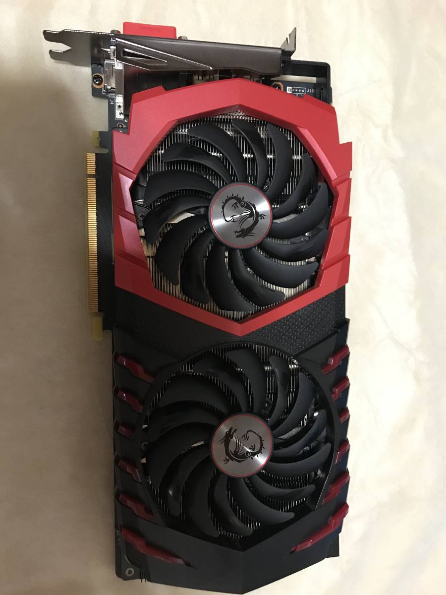 MSI製 GeForce GTX1080 美品・完全動作品 保障付 GAMING X 8G 人気の