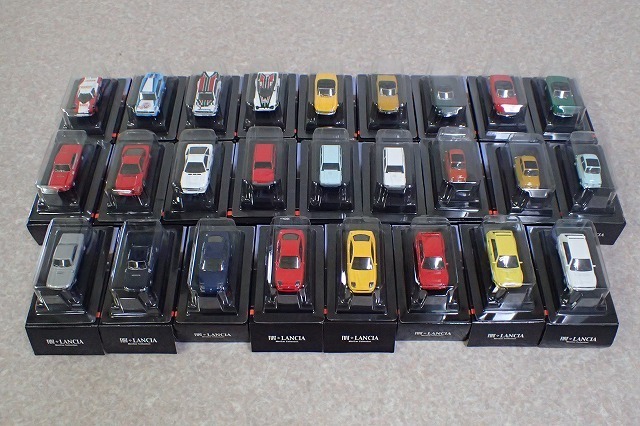 京商1/64 FIAT LANCIAミニカーコレクション20台セット未使用 京商 1/64 FIAT x LANCIA ミニカーコレクション まとめて26個セット
