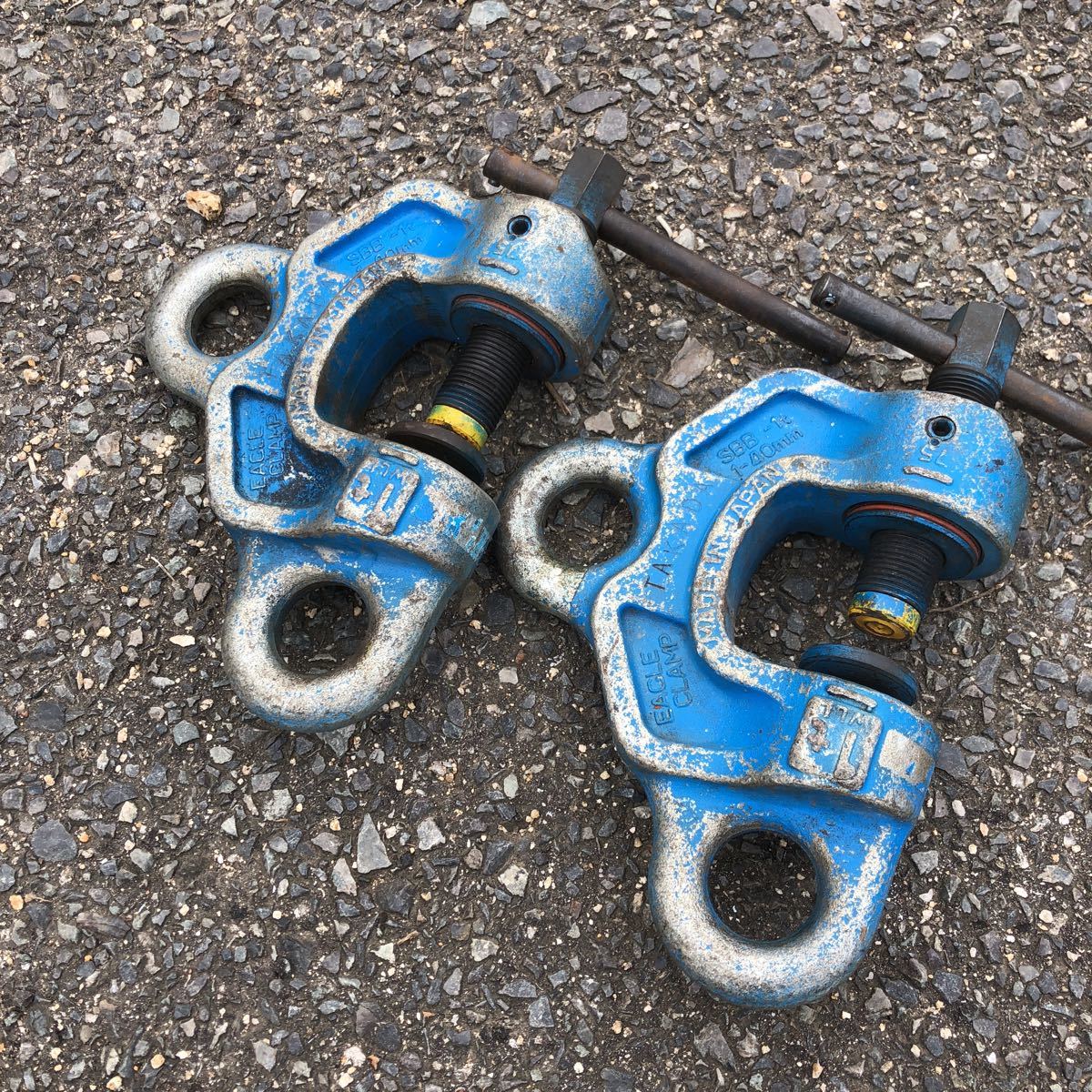 イーグルクランプ 1t ねじ式クランプ SBB 1-40mm SBB-1-1-40 CLAMP 