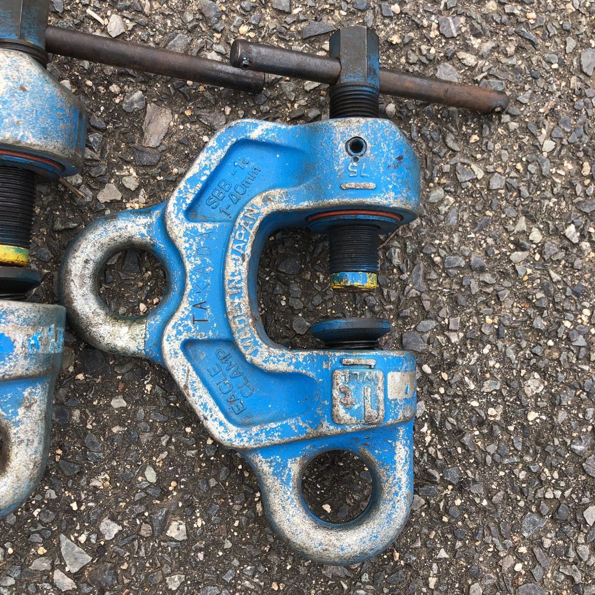イーグルクランプ 1t ねじ式クランプ SBB 1-40mm SBB-1-1-40 CLAMP 