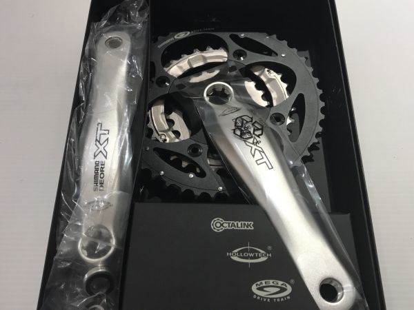 R213 R214 R215 SHIMANO シマノ DEORE XT フロントチェーンホイール クランクセット ロードバイク 自転車パーツ ...