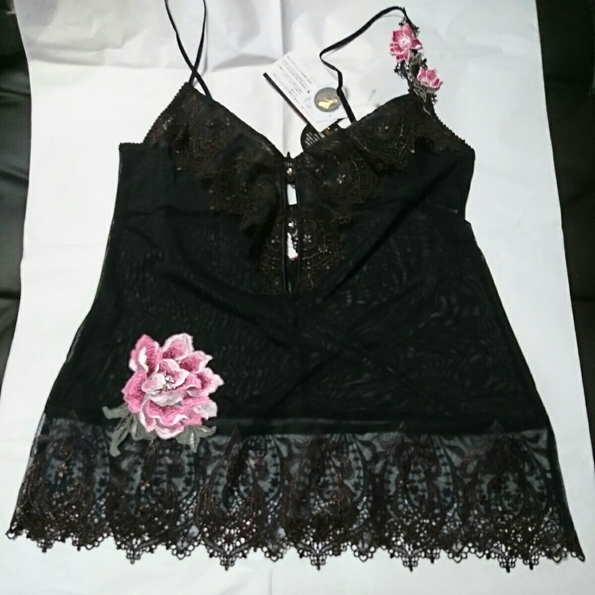 サルート 夕陽の余韻 店舗限定 キャミソールM BL