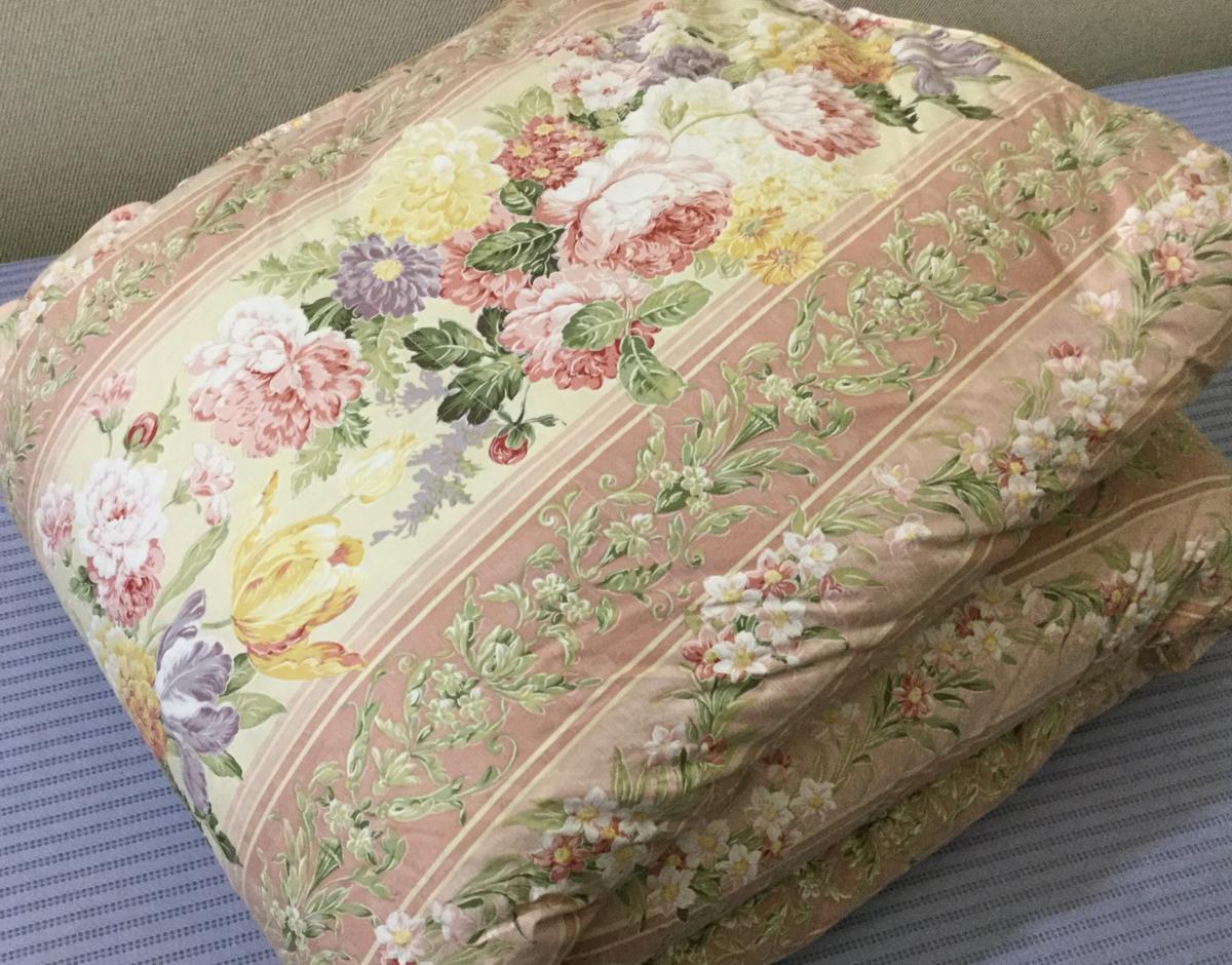 激安!二層式羽毛掛布団70%★片面、ダウン・70%/片面、シルク、50%☆ダブルロングサイズ・190x210㎝##