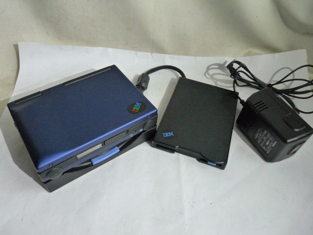 junk IBM palmtop PC110 ウルトラマンPC ポトリ付き 2 IBM Palm Top PC110 ウルトラマンPC◇ポートリプリケーター/FDD