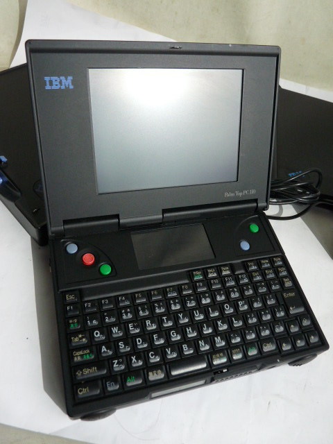 IBM Palm Top PC110 ウルトラマンPC◇ポートリプリケーター/FDD