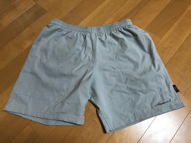 answer4 アンサー4 　3Pocket Short Pants　 新品 Ｌサイズ 　ライトグレー　 トレイルランニング トレラン 