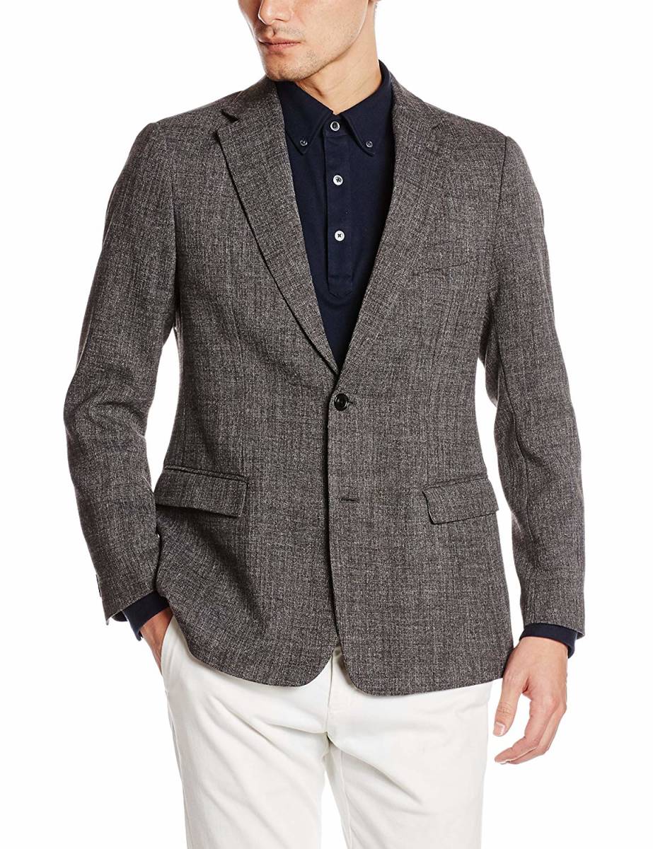 エドウィン ゴルフ テーラードジャケット フェイクツィード XLサイズ 定価42120円 グレー系 EDWIN GOLF TAILORD JACKET FT