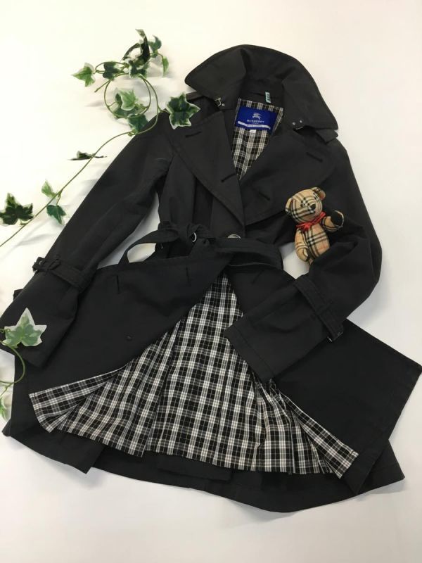 バーバリー ブルーレーベル BURBERRY トレンチコート ノバチェック
