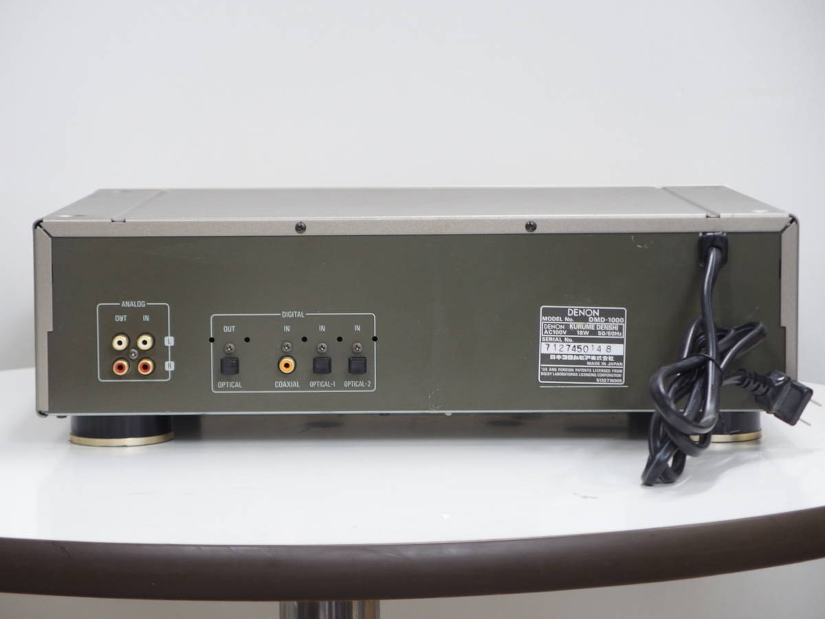DMD-1000 DENON デノン ジャンク（故障品） MD オーディオの DENON DMD
