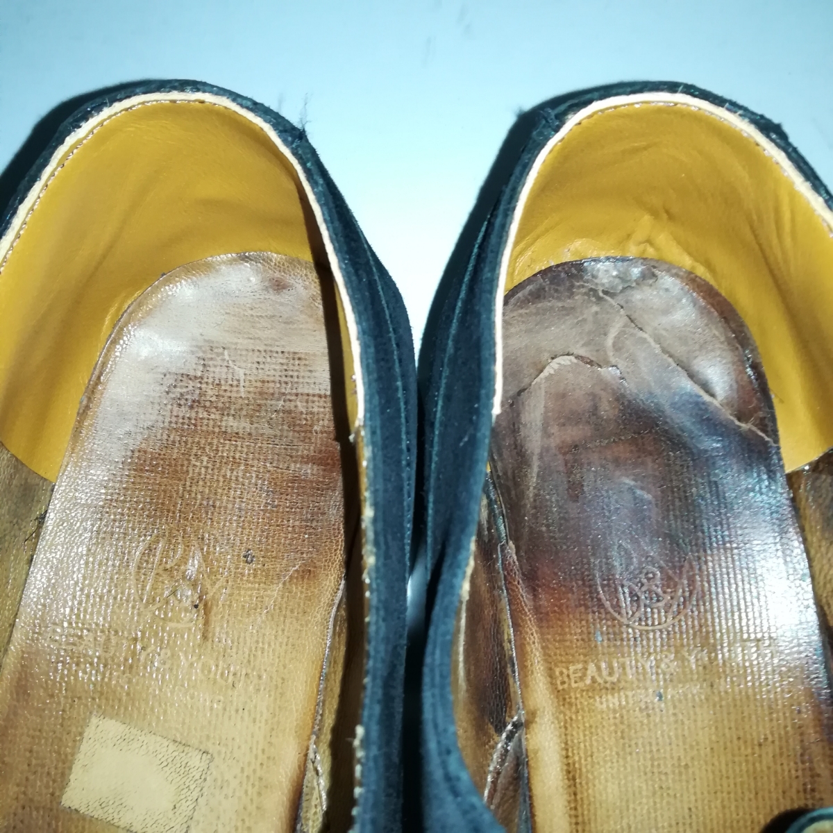 041 ☆パラブーツ Paraboot☆ スエード シャンボード Uチップ 7 1/2 