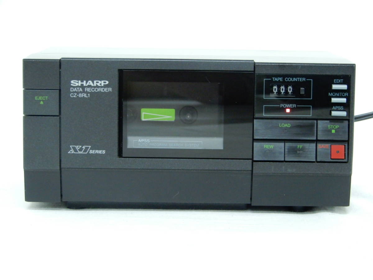 パソコン SHARP データレコーダ CZ-8RL1