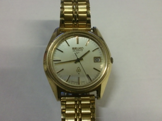 ジャンク 訳あり品 セイコー SEIKO QUARTZ QT CAP GOLD JAPAN A 3802 