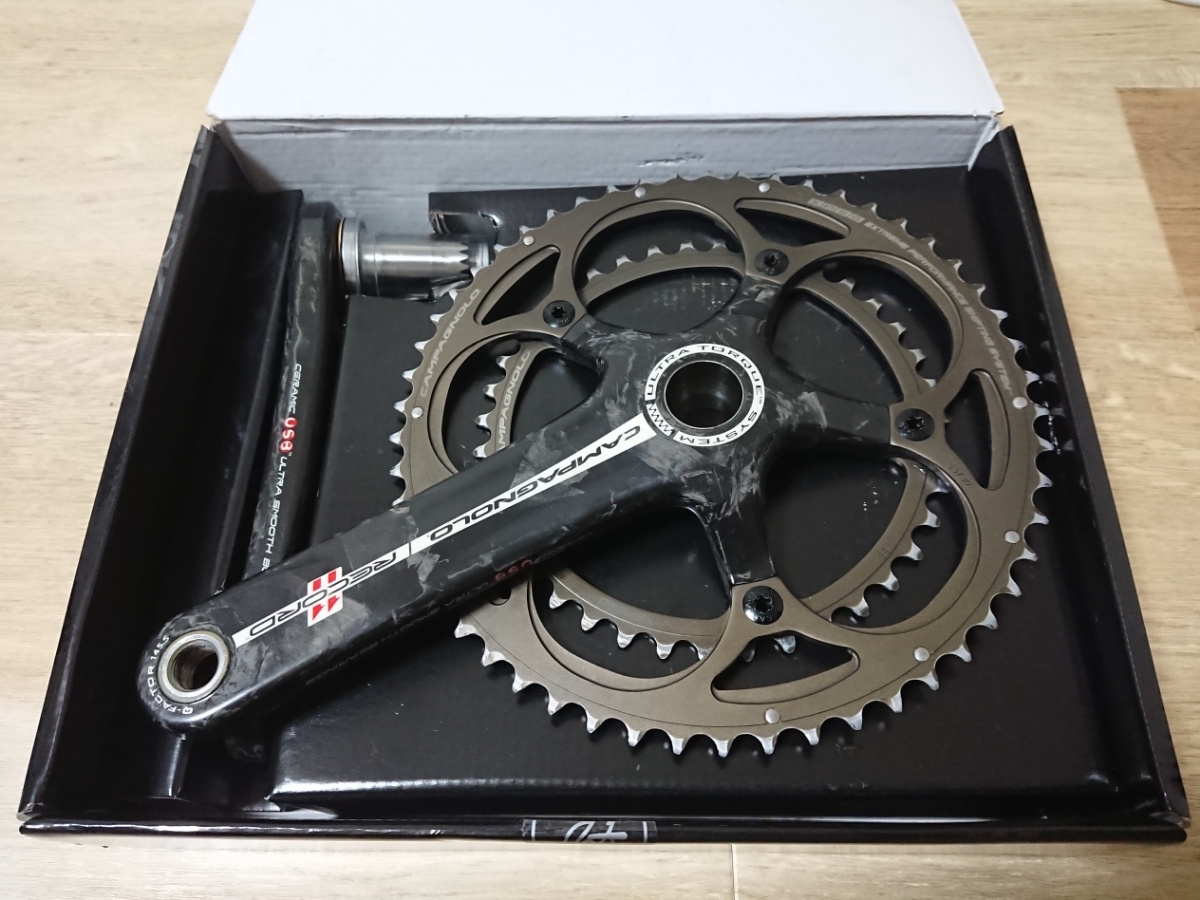 campagnolo record クランク 53-39T 美品！