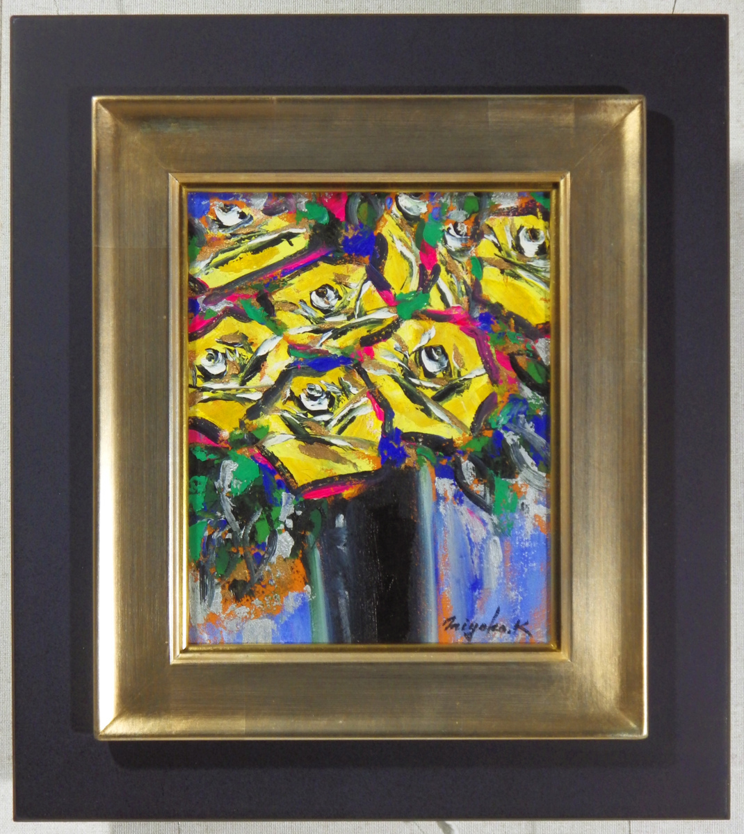 晩年の作品真作川島見依子 川島見依子(1959-2004)○油彩3