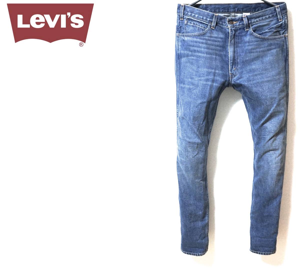LEVI'S ６０６　リーバイス 606 BIGE 復刻 オレンジタブ テーパード スリム ジーンズ　 W30 米国製４２タロン　アメカジ　ヴィンテージ