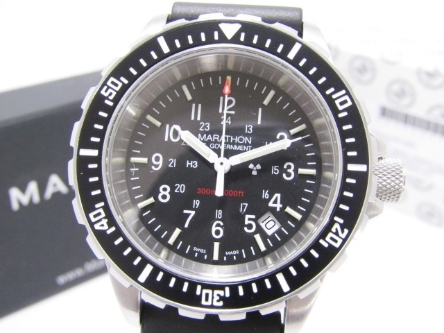 美品 MARATHON マラソン WW194007 TSAR Divers Quartz 300M ダイバーズ 