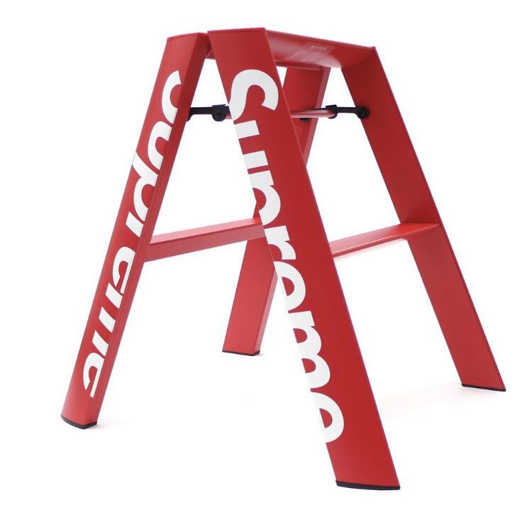 新品未使用 Supreme Lucano Step Ladder Red オンライン購入 国内正規 シュプリーム ルカーノ 脚立 梯子 ハシゴ 赤 18AW