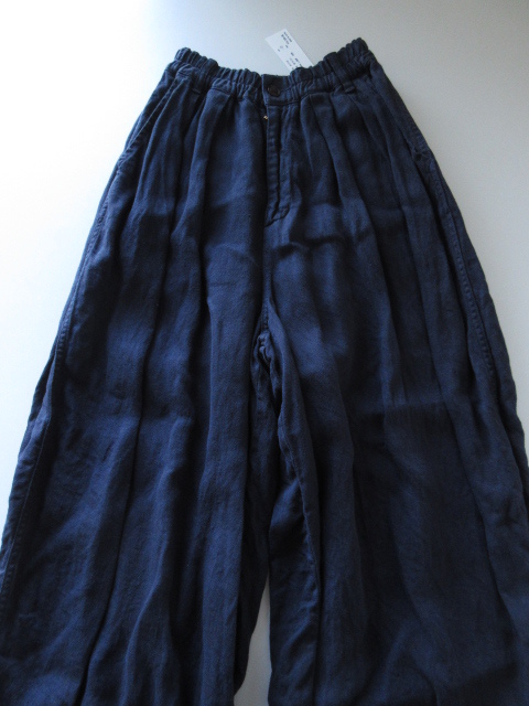 新品 2017SS HARVESTY / ハーベスティ A11710 リネンサーカスパンツ nvy * 新品 レディース キュロット サルエル