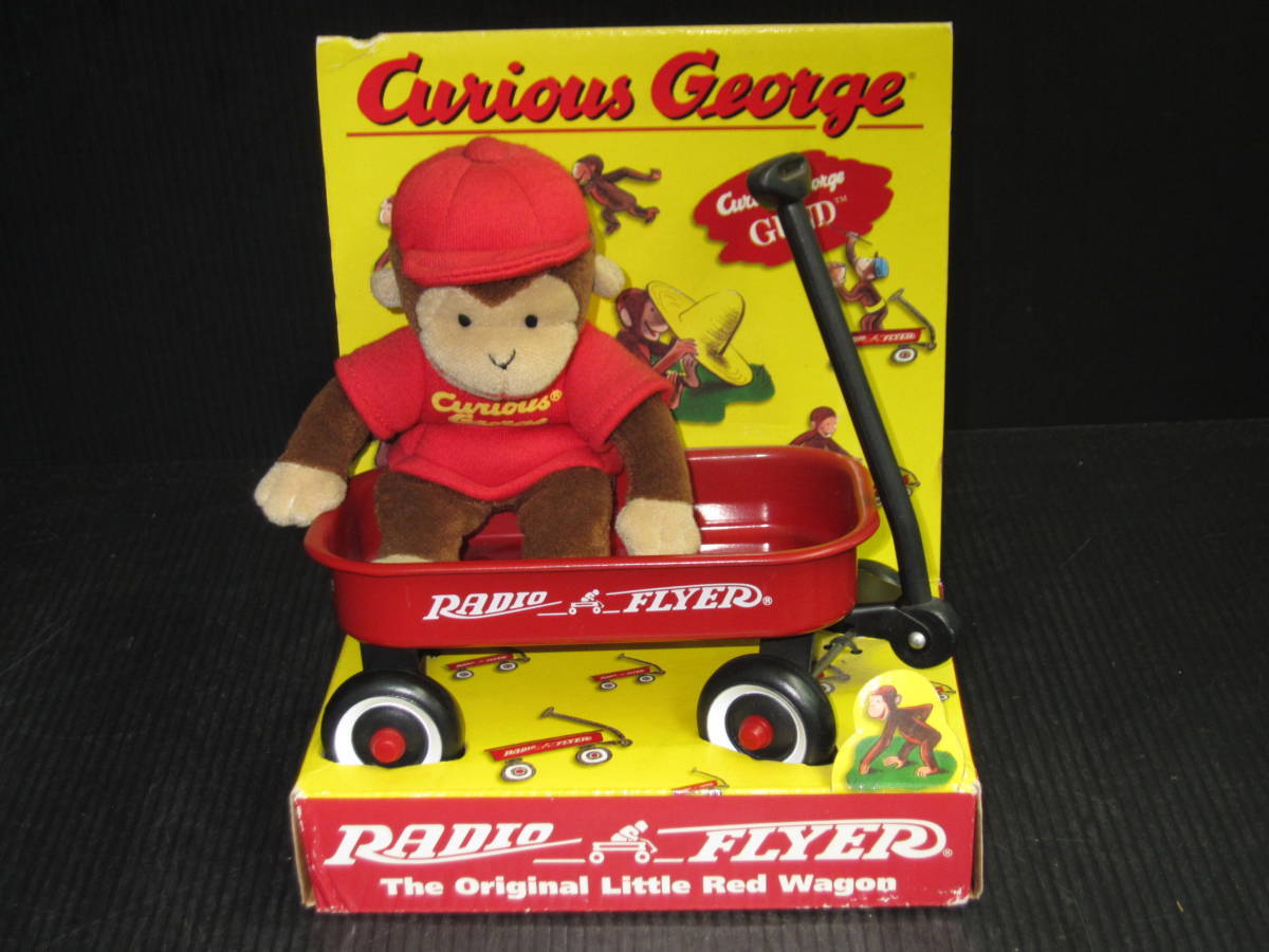 D4C○おさるのジョージ×Radio Flyer ラジオフライヤー ワゴンカート 