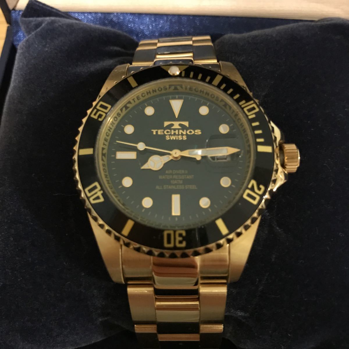 DIVER TECHNOS テクノス AIR 腕時計 TAM629 II Lady 現状品 ブランド 
