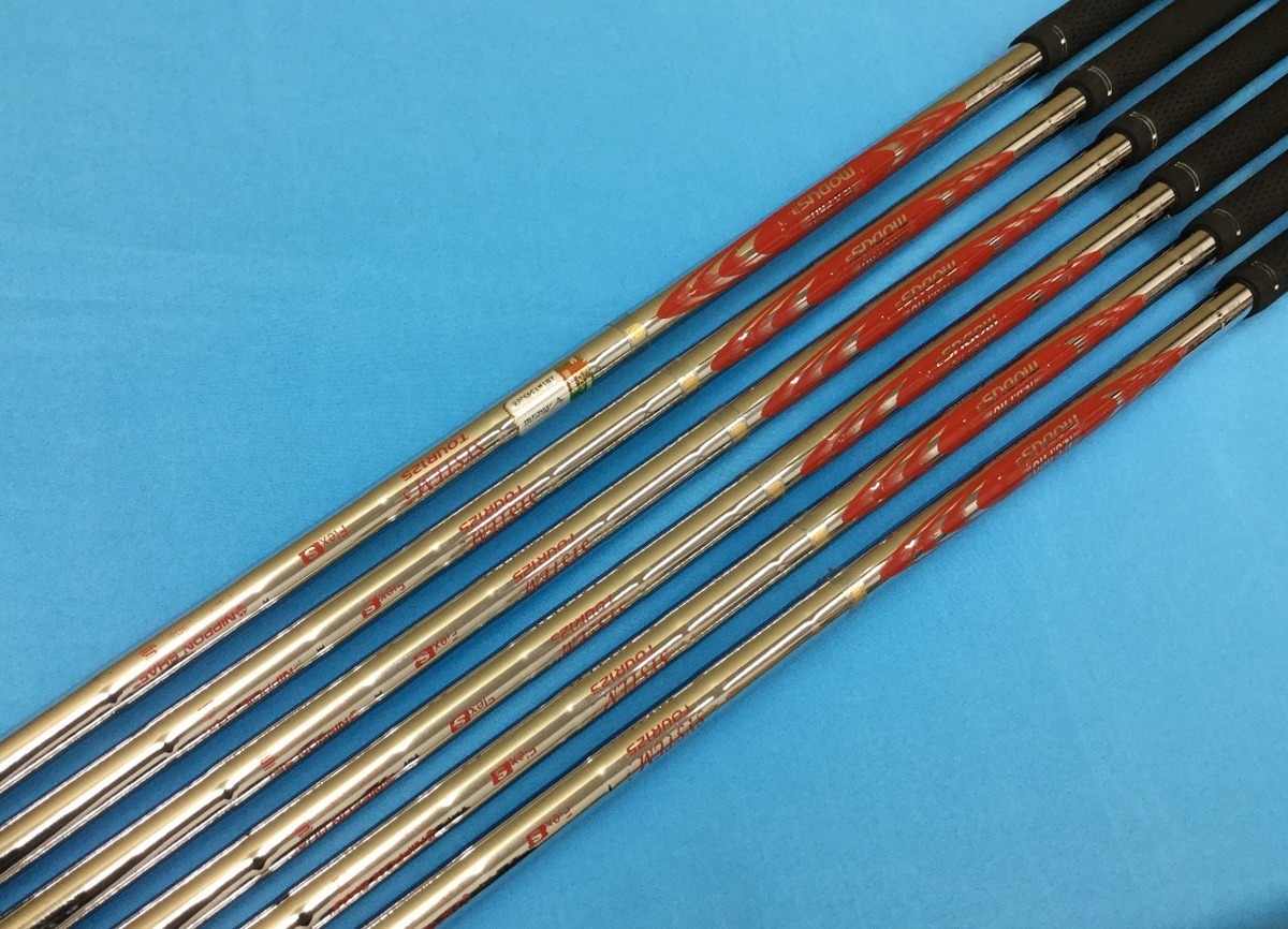 希少 アイアン用スチールシャフト 6本セット 日本シャフト N.S.プロ モーダス3 システム3 ツアー125 S 5番～P