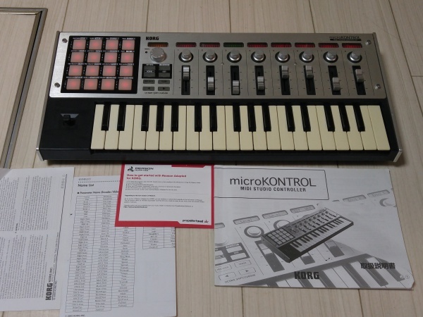 KORG コルグ MC-1 microKONTROL MIDIコントローラー 取説付 MC-1