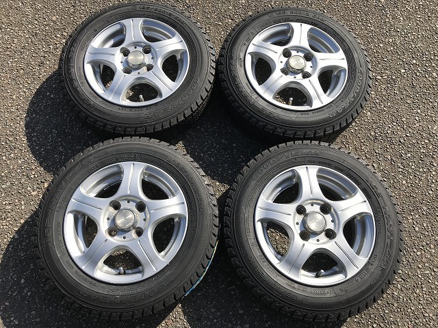 軽サイズ165/45超深リムRAY'Sセブリング赤キャップゴールドスポーク5.5