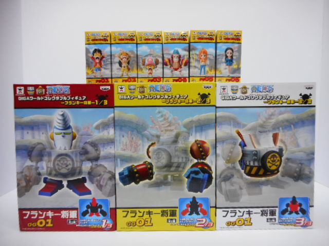 ワンピース ワールドコレクタブル 鉄の海賊 全6種 鉄の海賊!! 鉄の海賊